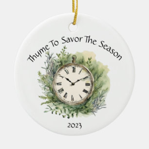 Thyme To Savor The Season, Herb Lover Ornament