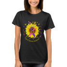 thyroid cancer awareness sunflower butterfly gift 