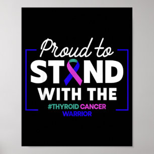 Thyroid Cancer Awareness Support Family Poster