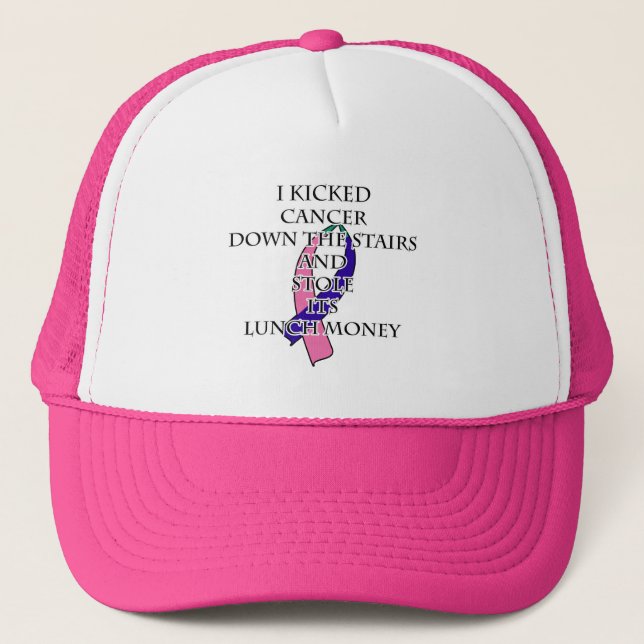 Thyroid Cancer Bully Trucker Hat (Front)