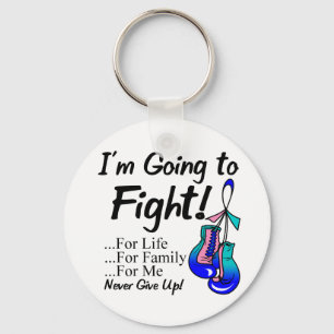 Thyroid Cancer I am Going To Fight Key Ring
