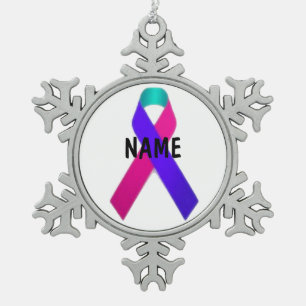 Thyroid Cancer Memorial Ornament