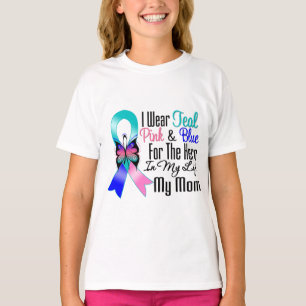 Thyroid Cancer Ribbon Hero My Mum T-Shirt