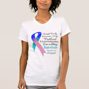 Thyroid Cancer Support Strong Survivor T-Shirt