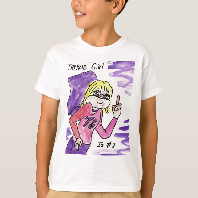 Thyroid Girl T shirt (Front)