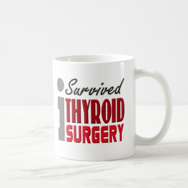 Thyroid Surgery Survivor Mug (Right)