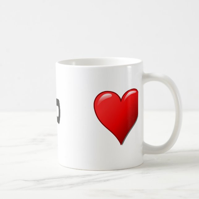 Ti amo - I love you in Italian Coffee Mug (Right)