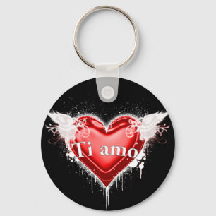 Ti amo (I love you) Key Ring