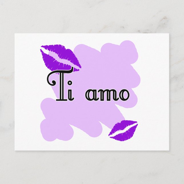 Ti amo - Italian I love you Postcard (Front)