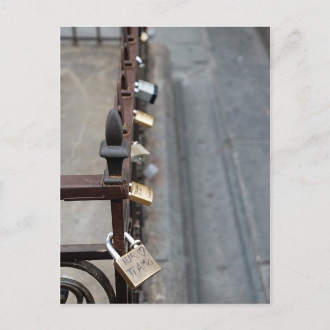 TI AMO Valentine's Day Postcard (Front)