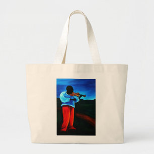 Ti-Jean le violoniste 2008 Large Tote Bag