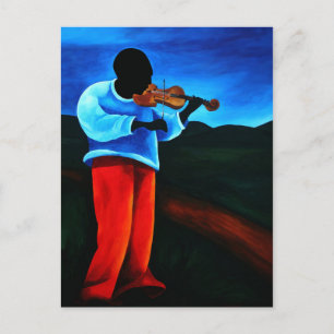Ti-Jean le violoniste 2008 Postcard