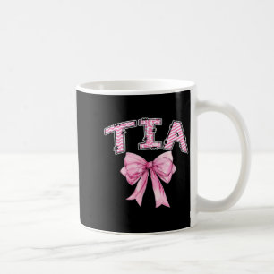 Tia Birthday Girl Matching Coquette nk Bow Coffee Mug