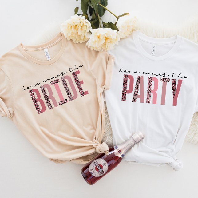 TIA Bridal Party Tee, Here Comes the Party T-Shirt (Creator Uploaded)