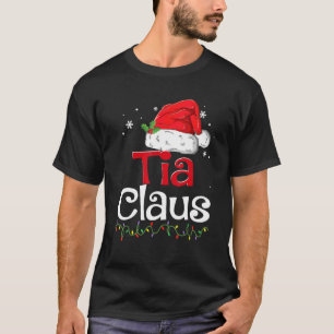 Tia Claus Shirt Christmas Pajama Family Matching X