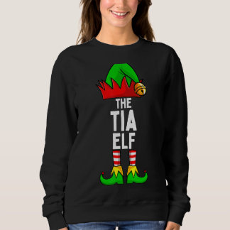 Tia Elf Matching Family Christmas Women Sweatshirt