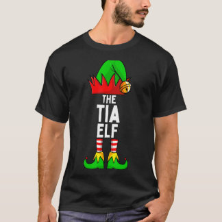 Tia Elf Matching Family Christmas Women T-Shirt