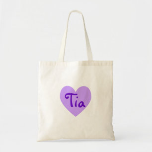 Tia in Purple Tote Bag