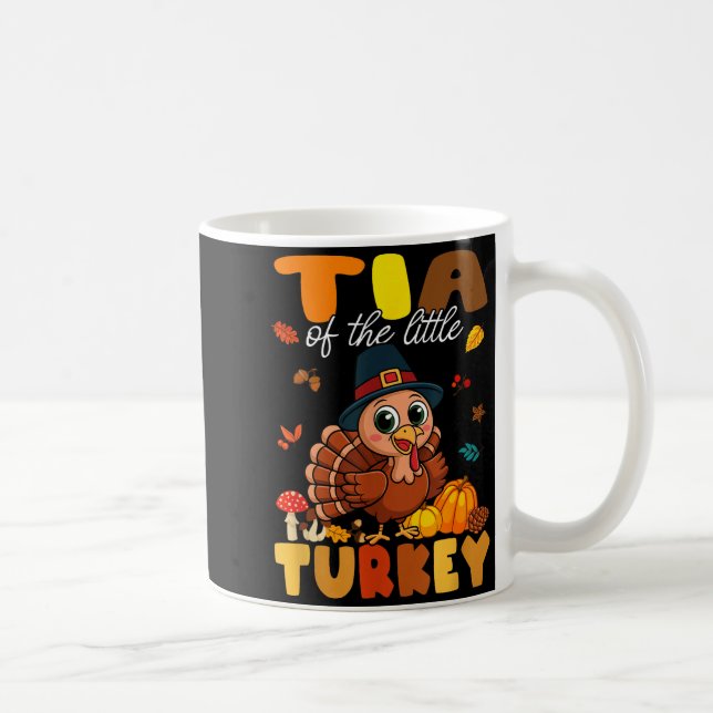 Tia Of The Little Turkey Thanksgiving Baby Shower  Coffee Mug (Right)