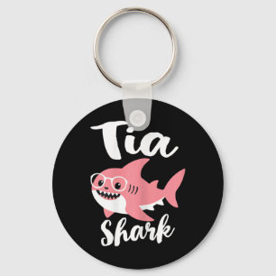 Tia Shark Mother's Day Grandma Funny  Key Ring