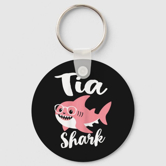 Tia Shark Mother's Day Grandma Funny  Key Ring (Front)