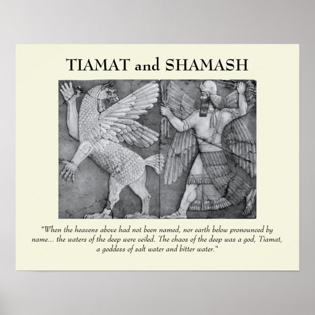 Tiamat and Shamash Poster (Front)