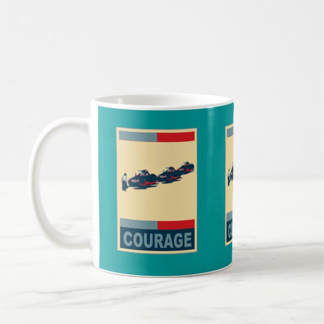 Tiananmen Square Iconic Pop Art Products Coffee Mug (Left)