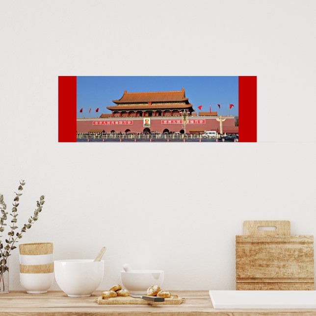 Tiananmen Square Poster (Kitchen)