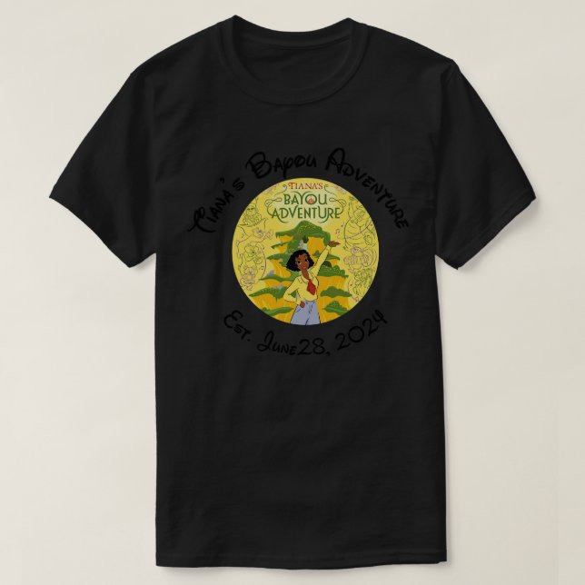 Tianas  Adventure Opening Day TShirt (Design Front)
