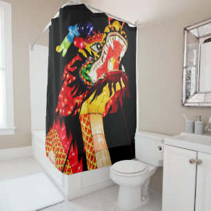 Tianlong Dragon Shower Curtain
