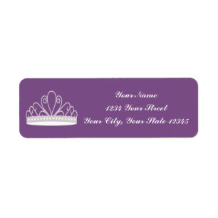 Tiara Address Label Return Address Label