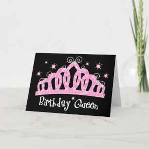 Tiara Birthday Queen Card