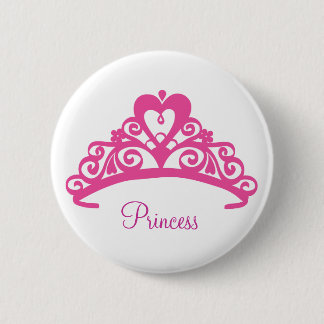 Tiara Bottom 6 Cm Round Badge