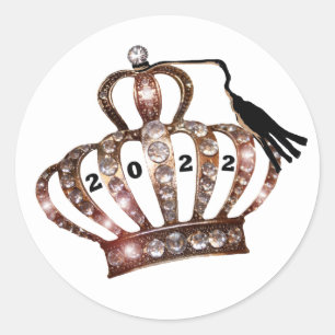 “Tiara” Class of 2022 Classic Round Sticker