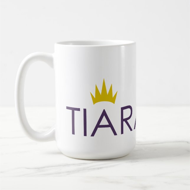Tiara Logo Coffee Mug (Left)