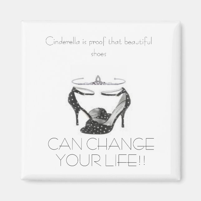 tiara, polkadot, Cinderella is proof that beaut... Magnet (Front)