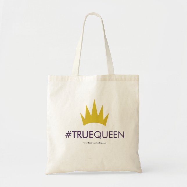 Tiara #TRUEQUEEN Shopper Tote Bag (Front)