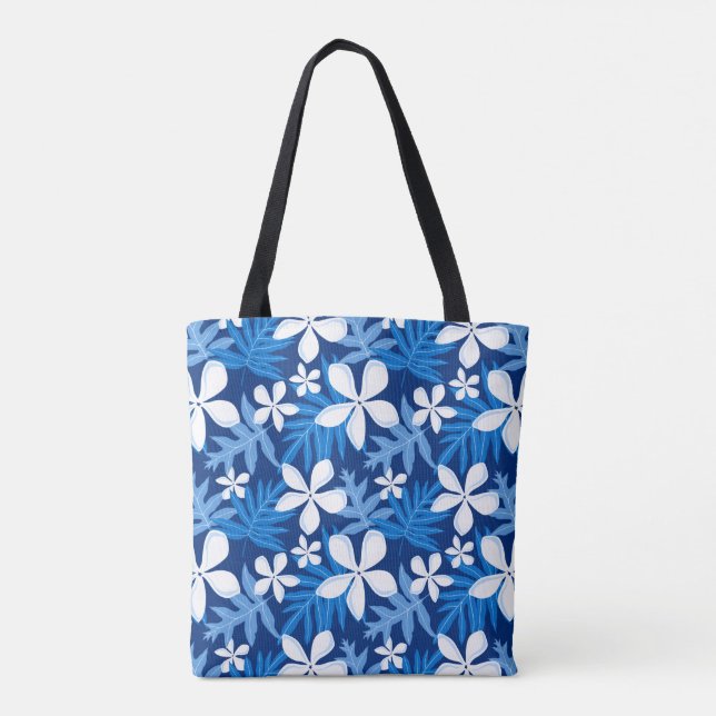 TIARE (BLUE) TOTE BAG (Back)