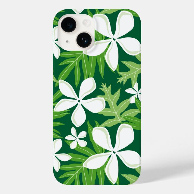 TIARE (GREEN) Case-Mate iPhone CASE (Back)