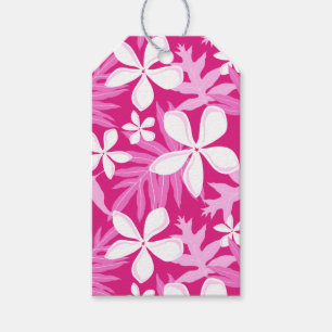 TIARE (HOT PINK) GIFT TAGS