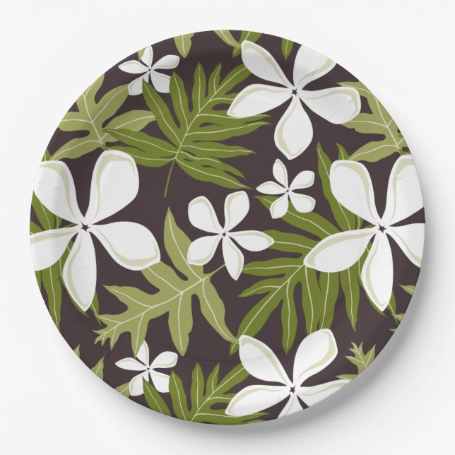 TIARE (OLIVE COMBO) PAPER PLATE (Front)