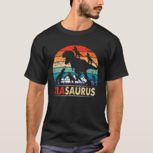 Tiasaurus T Rex Tia Dinosaur 4 Kids Mother's Day T-Shirt
