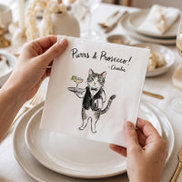 Tibatab Custom Funny Pet Wedding Cocktail Napkins
