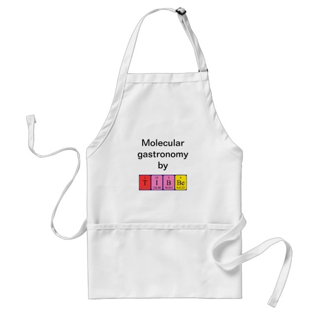 Tibbe periodic table name apron (Front)