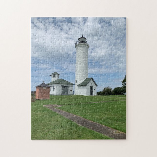 Tibbetts Point Lighthouse Jigsaw Puzzle (Vertical)