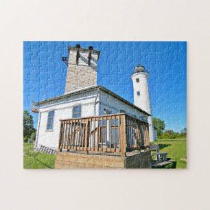 Tibbetts Point Lighthouse, New York Jigsaw Puzzle