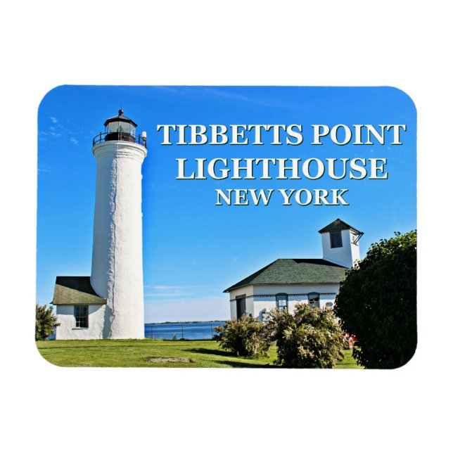 Tibbetts Point Lighthouse, New York Photo Magnet (Horizontal)