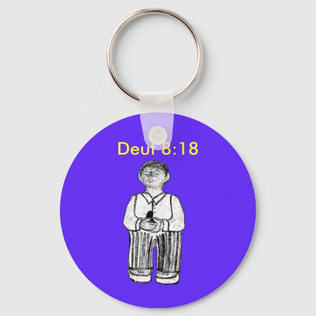 Tibbs Omalay  Deuteronomy 8:18 Key Ring (Front)