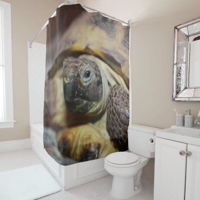 Tibbs Shower Curtain (In Situ)