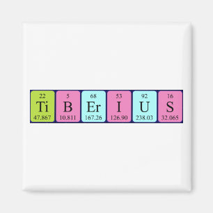 Tiberius periodic table name magnet